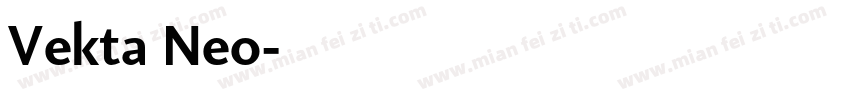 Vekta Neo字体转换